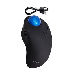 Nulea wireless M505  trackball Black & Blue Mouse Rollerball